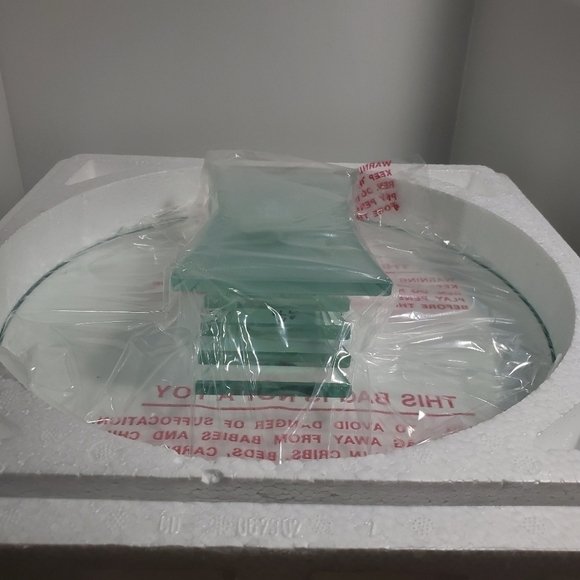 Partylite Stratus 3 wick glass Candle Holder P7725 - Picture 10 of 13